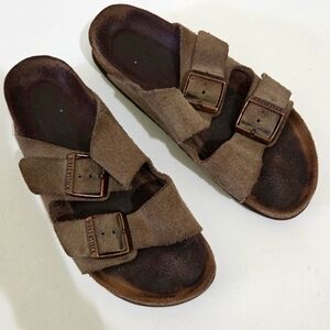 Birkenstock Brown Suede Sandals